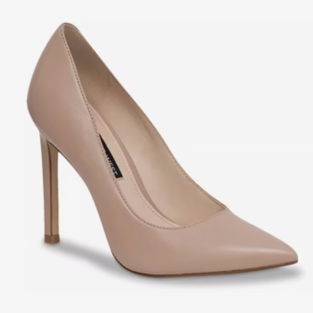 Nine West Nude Pointed Toe Stiletto Pumps